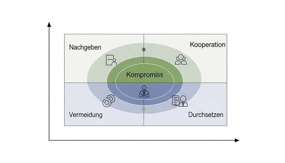 Konfliktstile nach dem Thomas-Modell | Antje Liebe | Fortbildungen, Weiterbildungen, Workshops, Seminare, Beratungen, Coachings